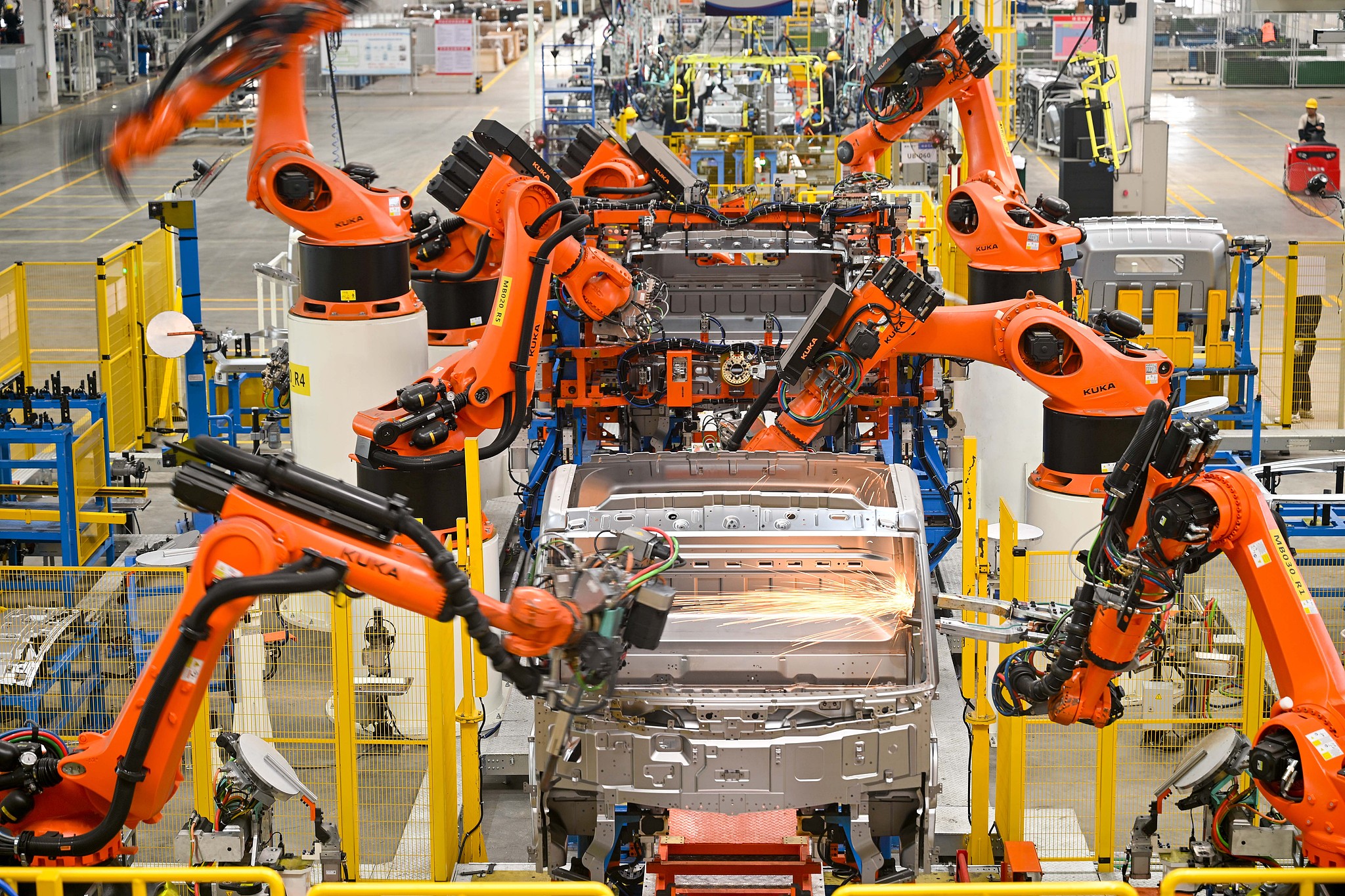 Çin'de endüstriyel robot üretimi ilk 7 ayda yüzde 28,5 arttı
