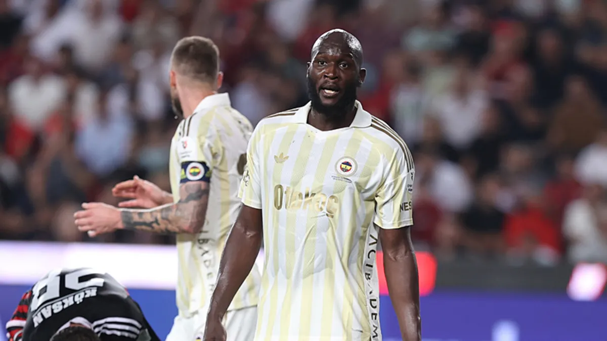 Fenerbahçe'nin yeni transferi Lukaku gol ve asist katkısı sağlayamadı