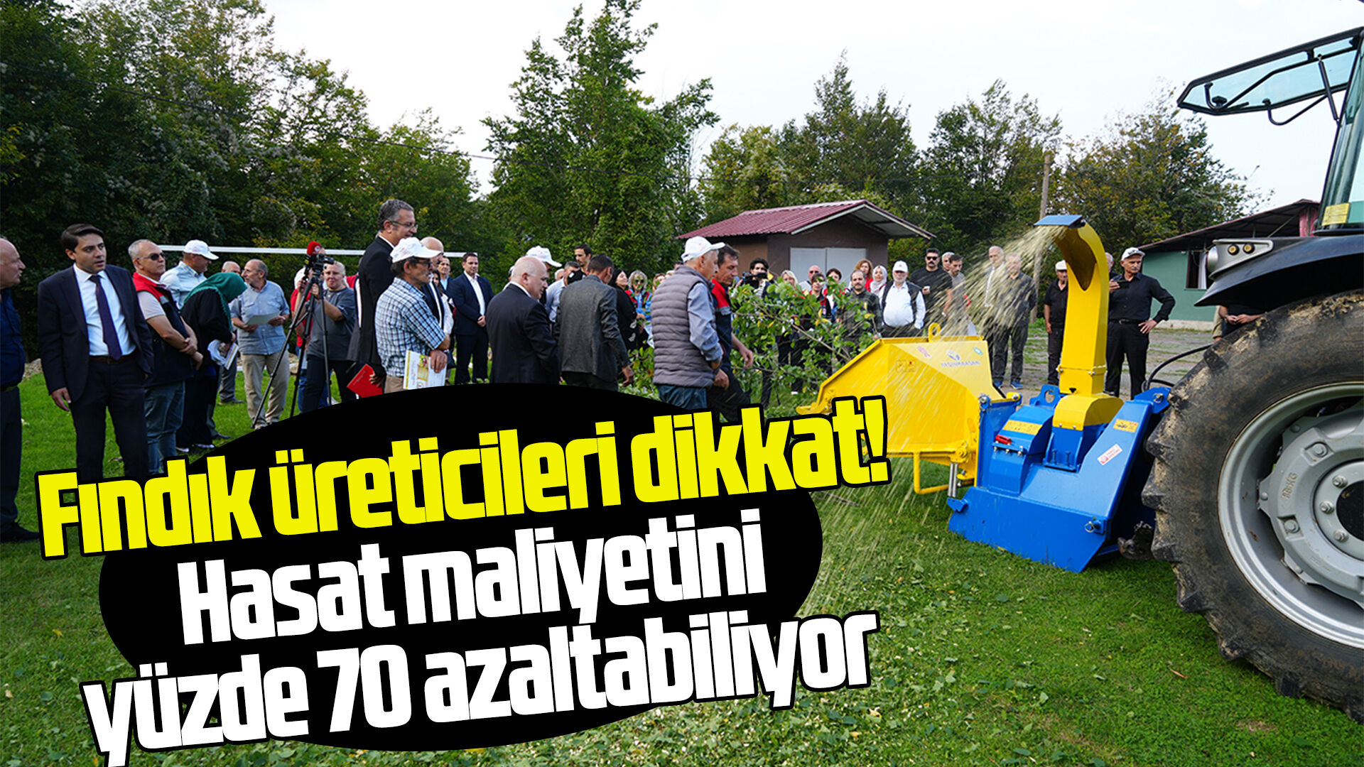 Samsun'da fındık verimini artıracak FINDEK projesi hayata geçirildi