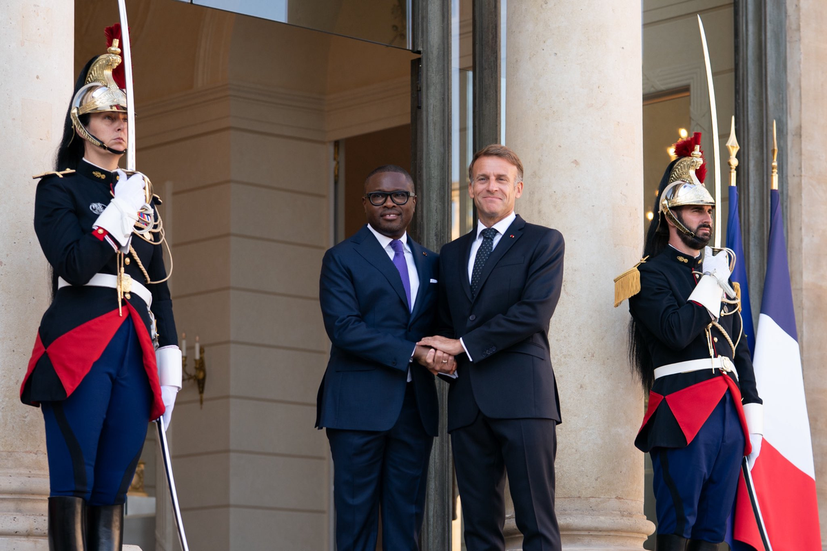 Macron ve Wadagni Paris'te ekonomik iş birliği ve ortaklıkları görüştü