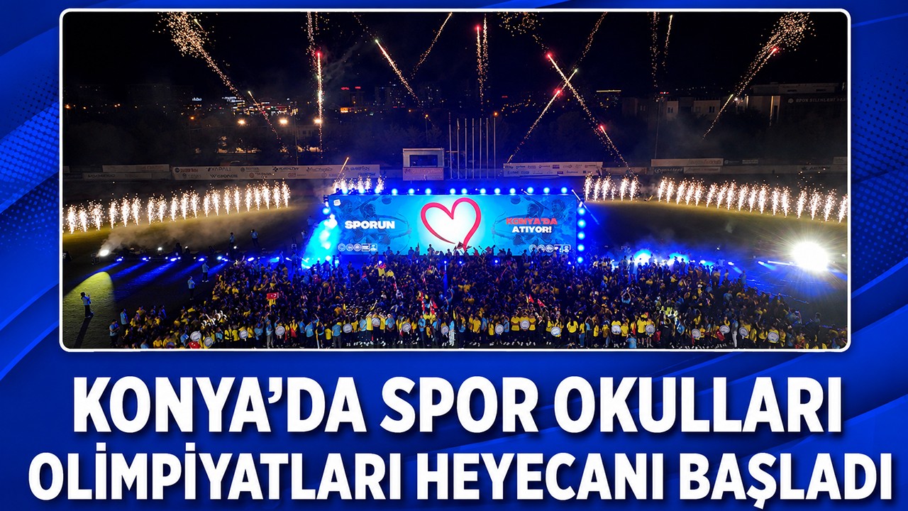 Konya'da 1500 genç sporcu 11 branşta madalya için yarışıyor