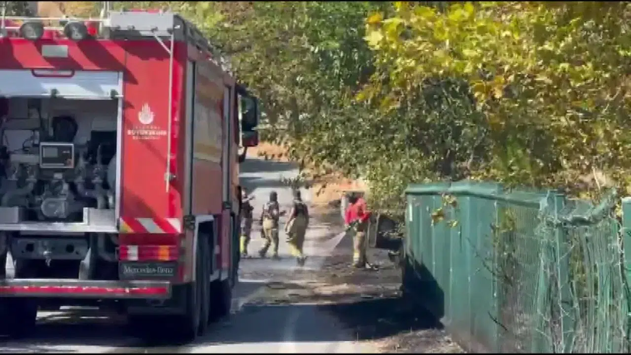 Beylikdüzü'nde otluk alanda çıkan yangın minibüsü küle çevirdi