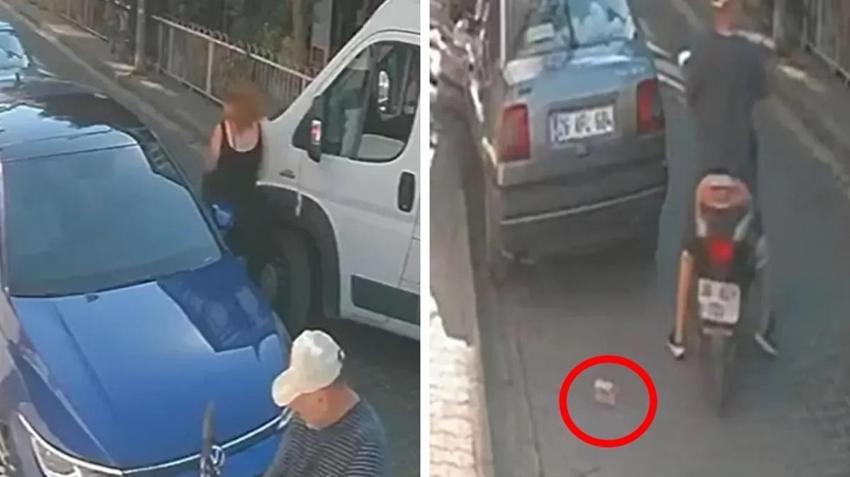 İzmir'de yere düşen 100 bin lirayı alıp kaçan motosikletli yakalandı