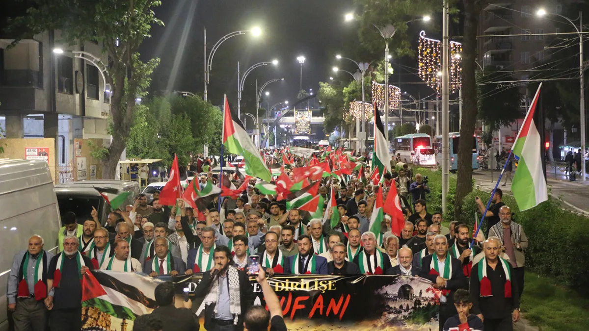 Şanlıurfa ve Malatya'da Gazze için protesto etkinlikleri yapıldı