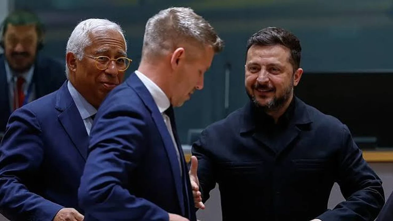 Macaristan Başbakanı Magyar ile Zelenskiy Brüksel'de bir araya geldi