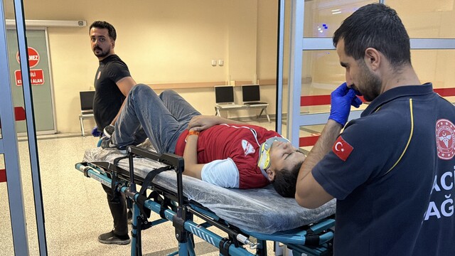Adıyaman'da elektrikli bisiklet devrildi: 1 yaralı