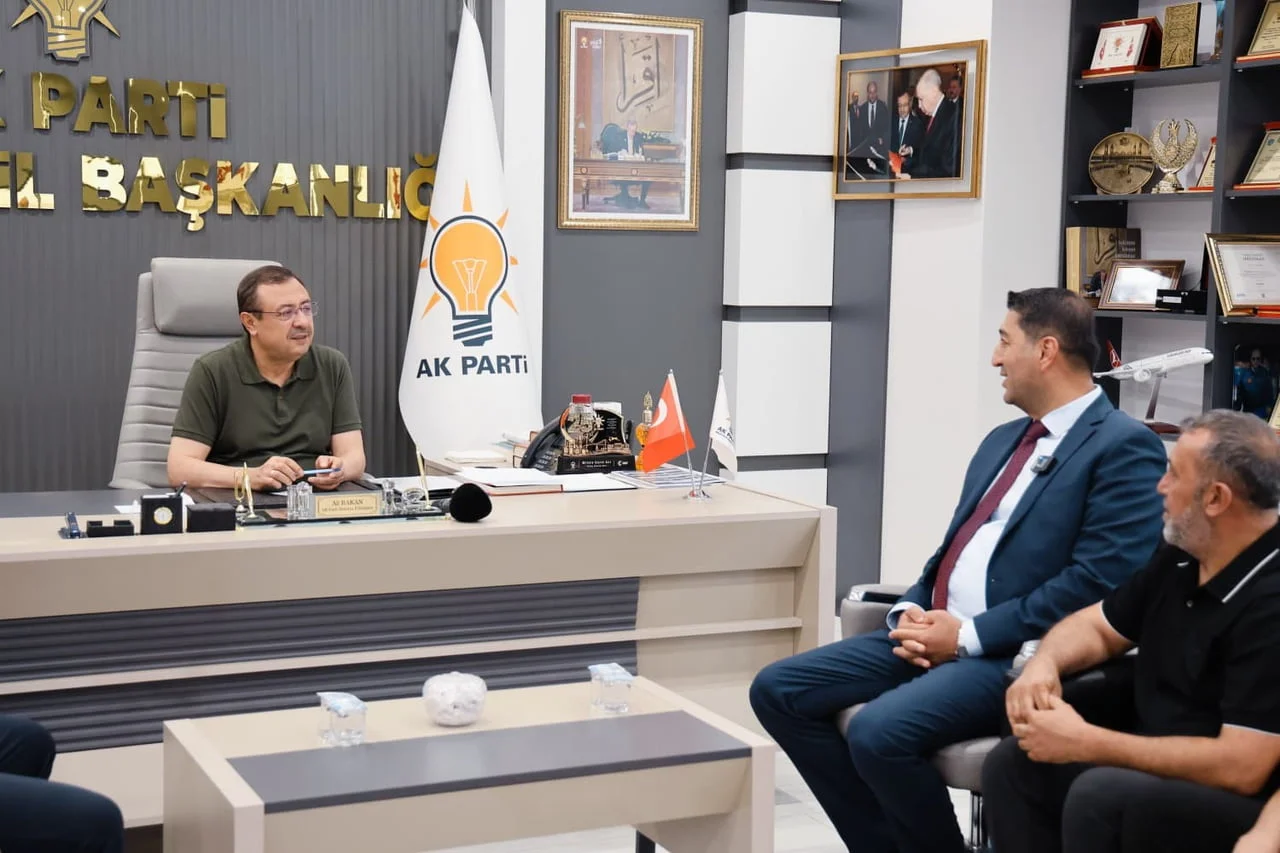 MTSO Başkan Adayı Boyraz, AK Parti İl Başkanı Bakan ile bir araya geldi