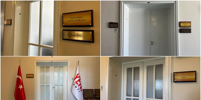 TBMM'de CHP ve Yeni Parti'nin makam ve çalışma odaları yeniden düzenlendi