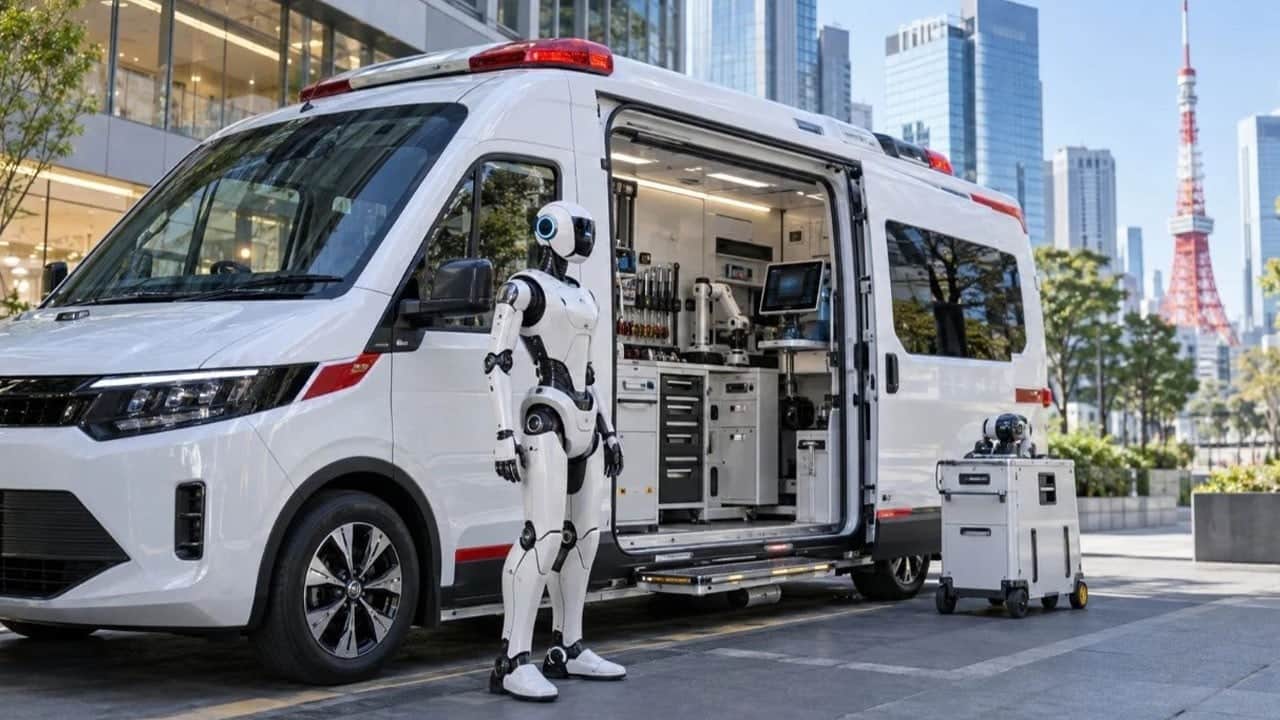 Japonya'da arızalanan insansı robotlar için özel ambulans hizmeti başlıyor