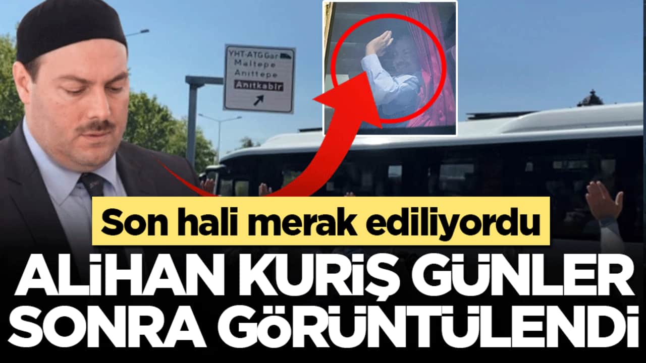 Tutuklanan Alihan Kuriş cezaevine sevki sırasında ilk kez görüntülendi