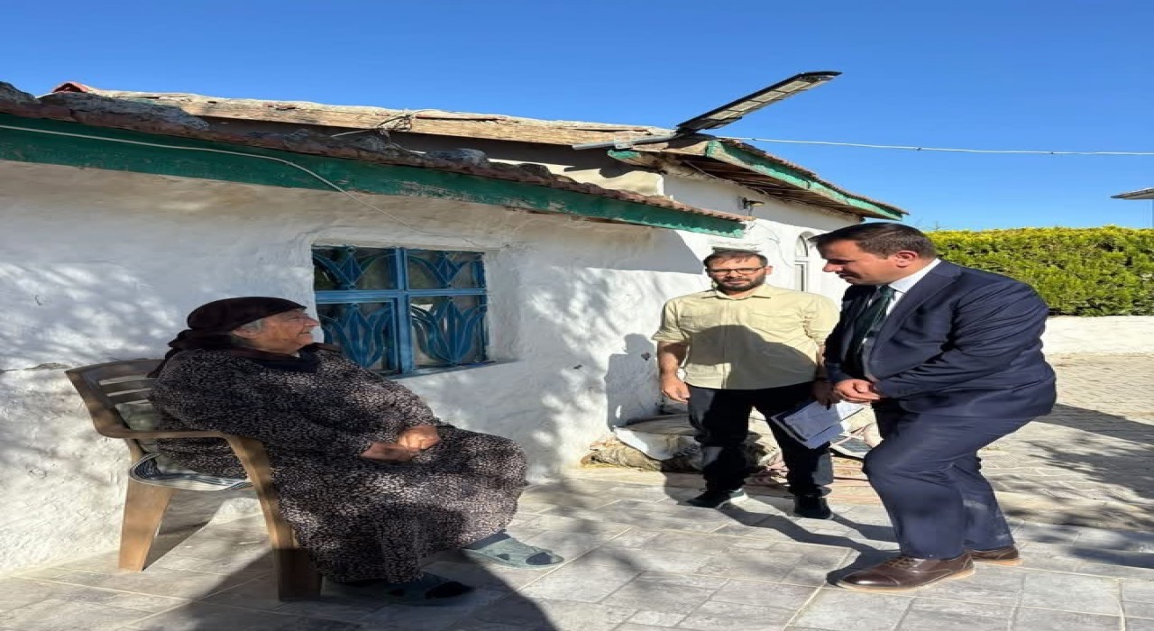 Emirdağ Kaymakamı Adem Topaca köylerde hane ziyaretleri gerçekleştirdi