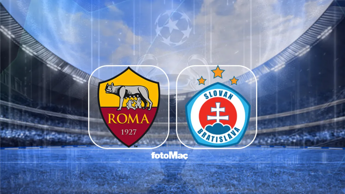 AS Roma ve Slovan Bratislava Şampiyonlar Ligi'nde karşılaşıyor