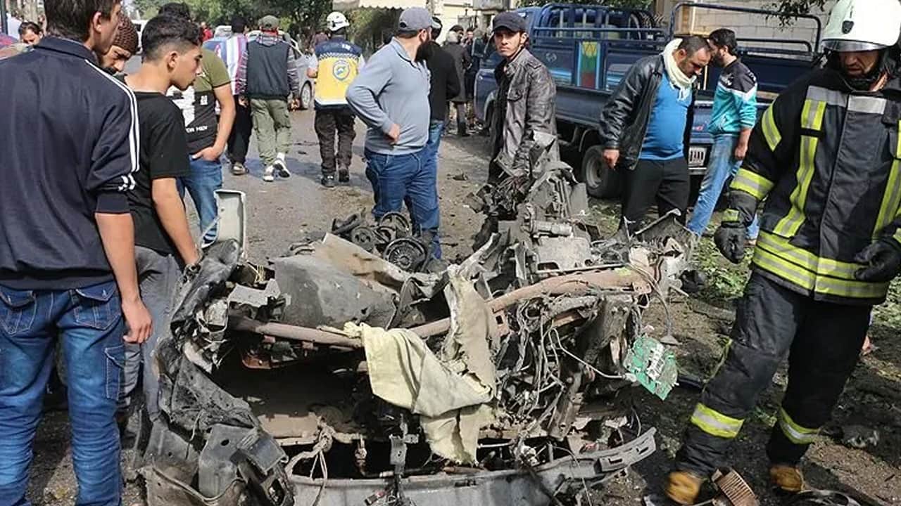 Suriye'nin İdlib kentinde patlama sonucu 3 kişi hayatını kaybetti