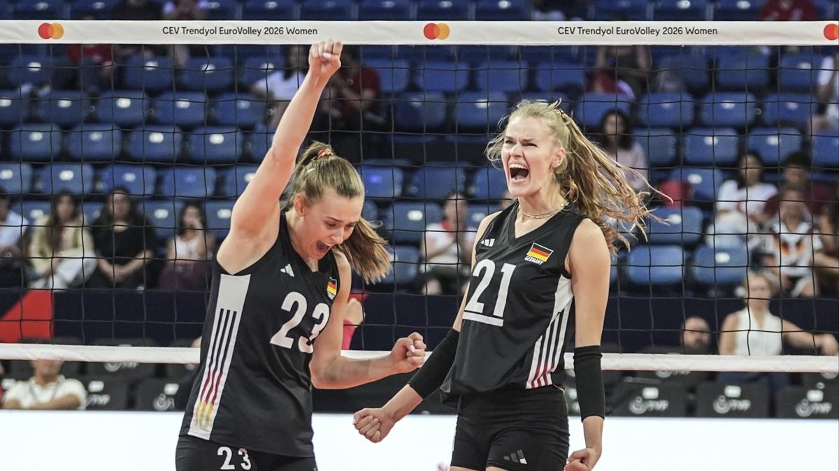 Almanya, Belçika'yı yenerek voleybolda çeyrek finale yükseldi