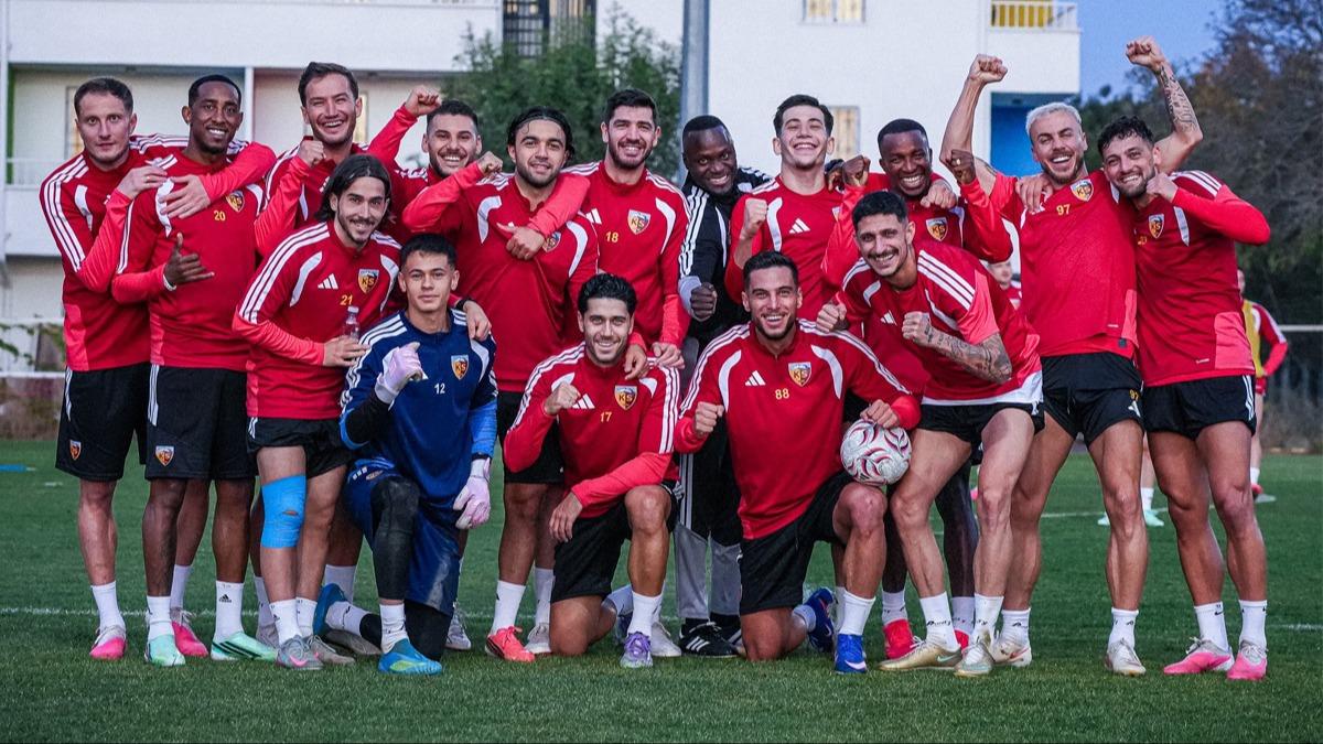 Kayserispor, Pendikspor maçı hazırlıklarını antrenmanla sürdürdü