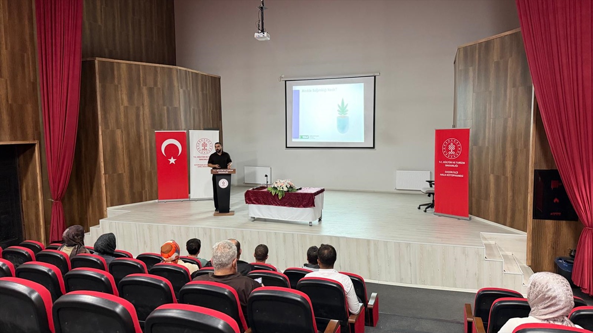 Sason'da spor personeline bağımlılıkla mücadele ve korunma yöntemleri anlatıldı