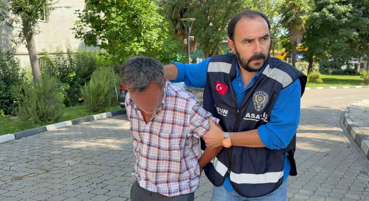 Samsun'da kuyumcudan ziynet eşyası çalan şüpheli yakalandı