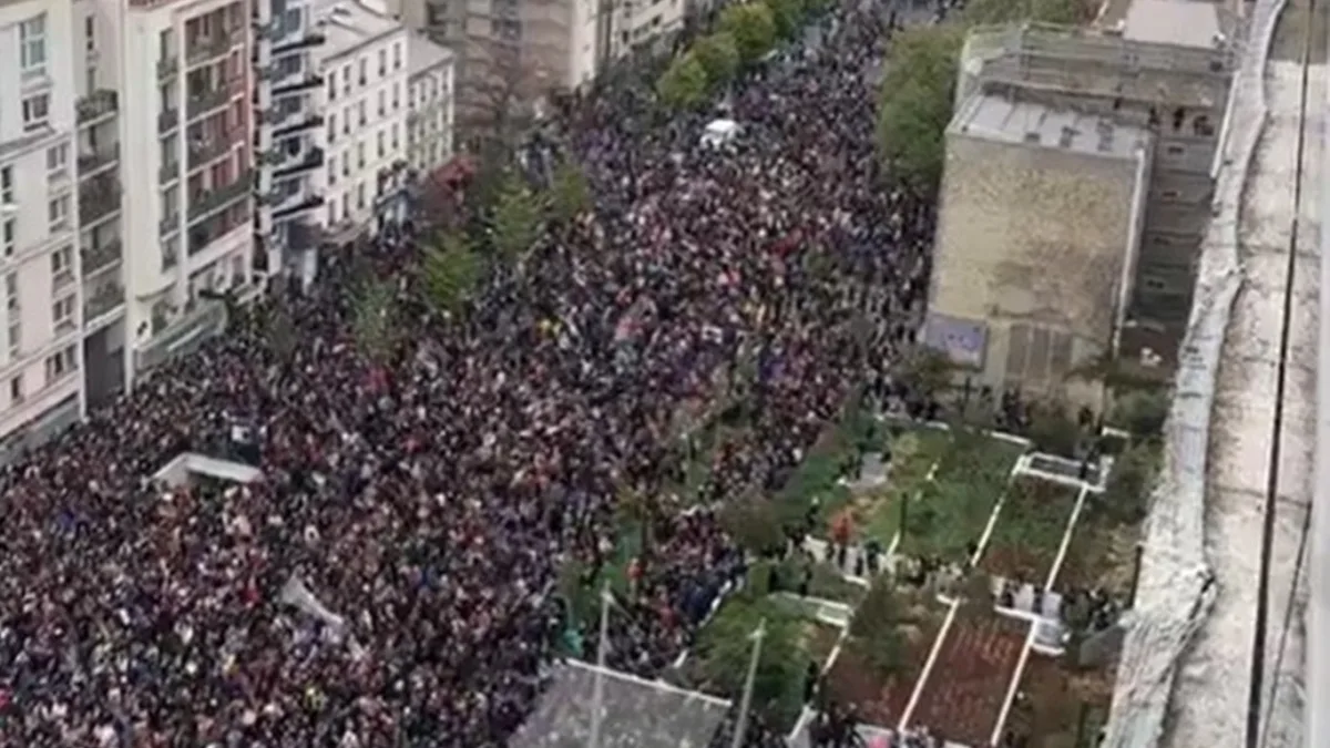 Fransa'daki protestolarda binlerce kişi gözaltına alındı