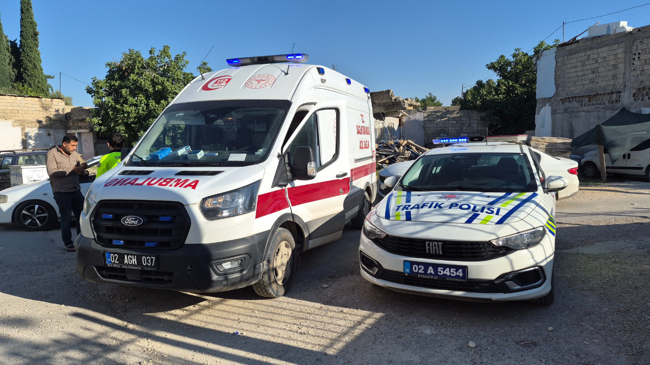 Adıyaman'da bisiklet ile otomobilin çarpışması sonucu bir kişi yaralandı