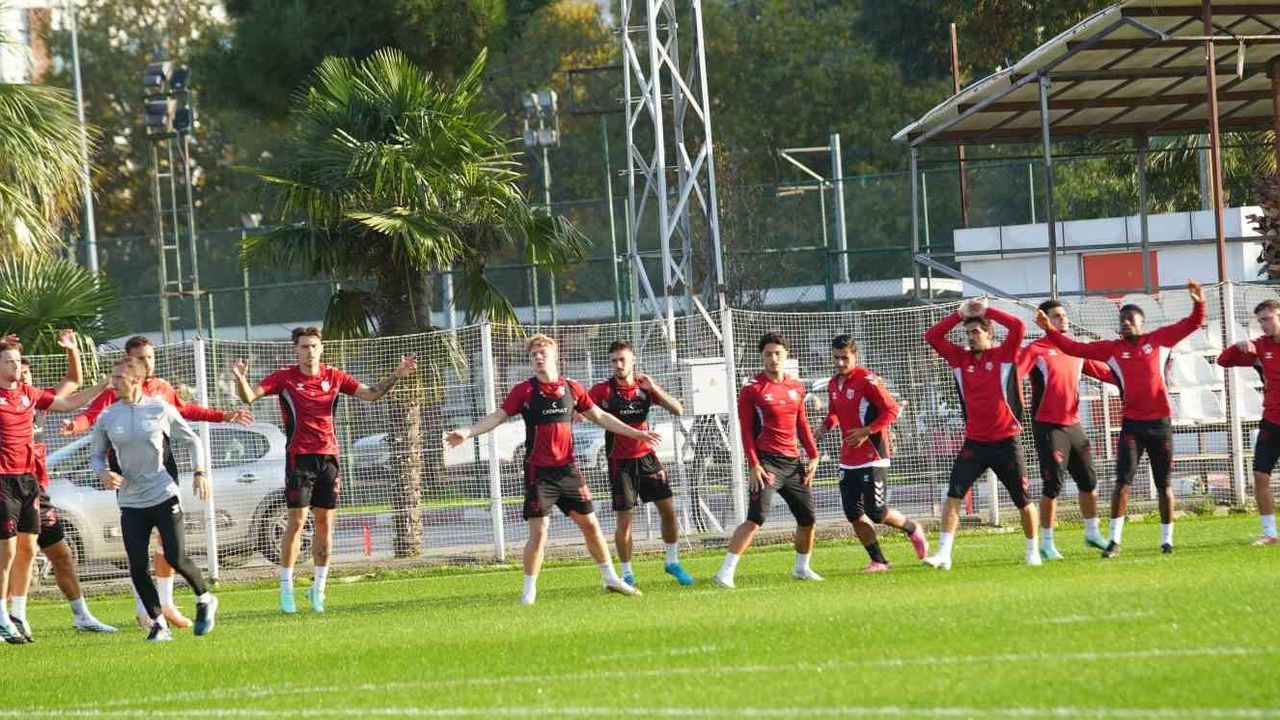 Samsunspor, Amed Sportif Faaliyetler müsabakası öncesi son idmanını yaptı