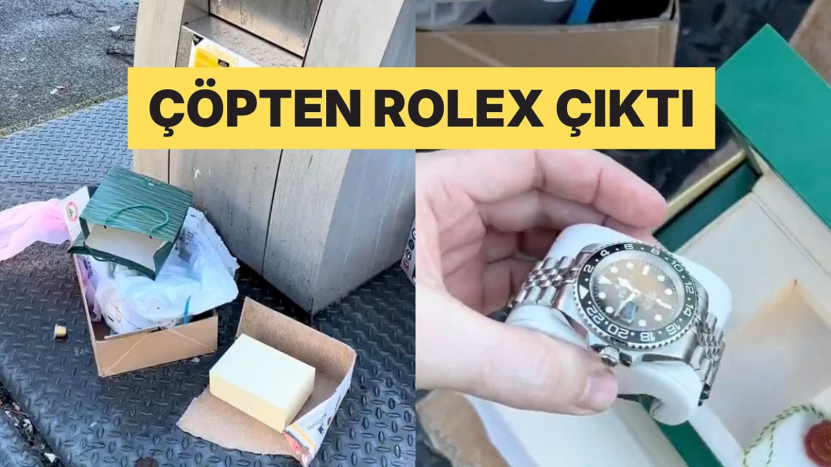 Fransa'daki yağma olayları sırasında çöp kutusunun yanında Rolex bulundu