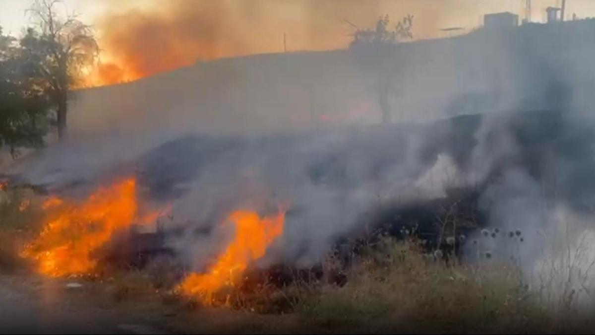 Elazığ'ın Karakoçan ilçesinde çıkan orman yangınına havadan müdahale başladı