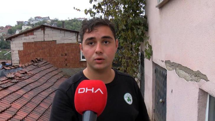 Beykoz'da istinat duvarı çöken 3 katlı bina tahliye ediliyor