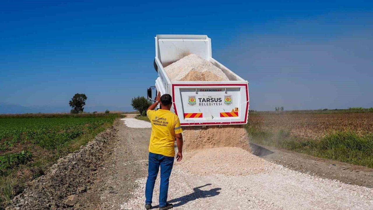 Tarsus Belediyesi Alifakı ve Ballıca mahallelerinde yol çalışmalarını tamamladı