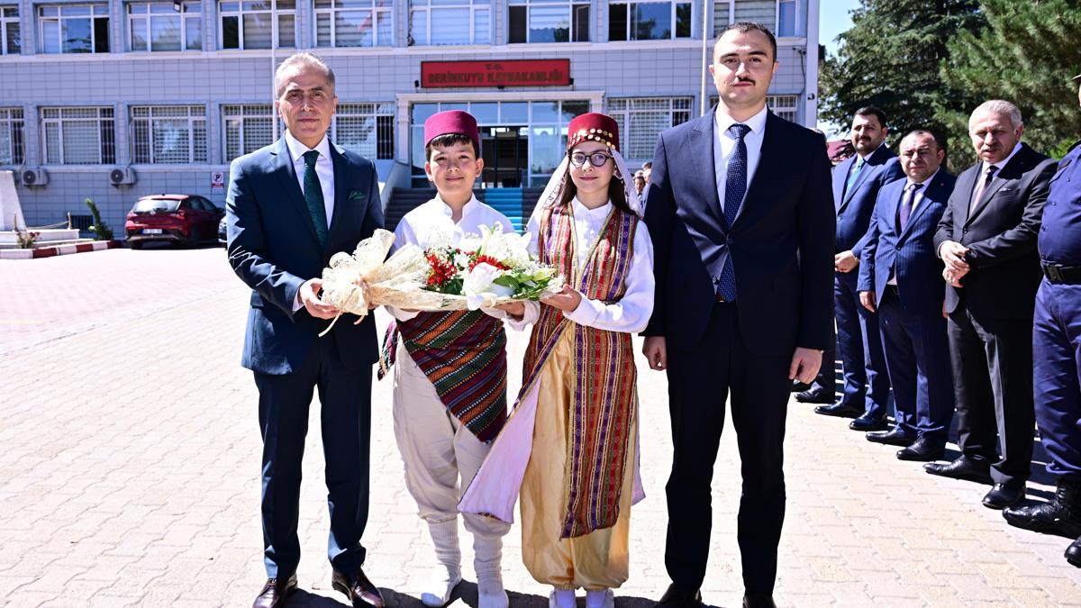 Nevşehir Valisi Hüseyin Kök Derinkuyu'daki yatırımları inceledi