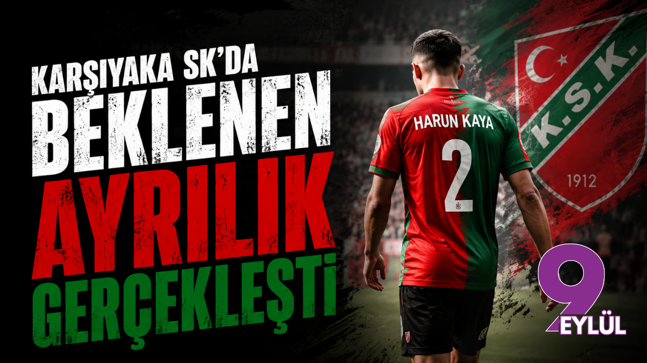 Karşıyaka, sağ bek Harun Kaya ile yollarını ayırdı