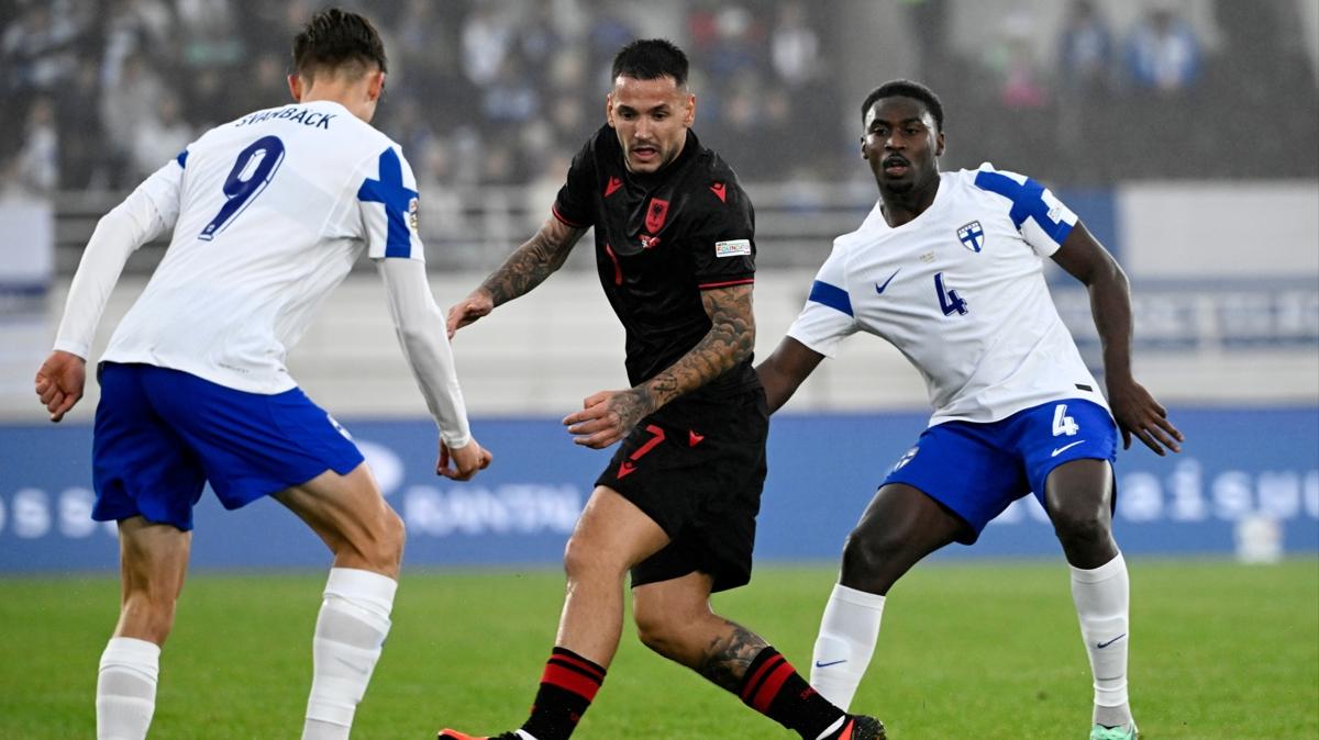 Finlandiya, UEFA Uluslar Ligi'nde Arnavutluk'u 2-1 mağlup etti