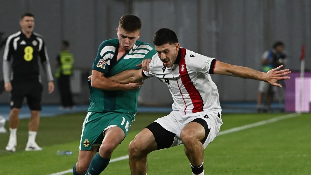 Kuzey İrlanda uzatma dakikalarında bulduğu golle Gürcistan'ı yendi