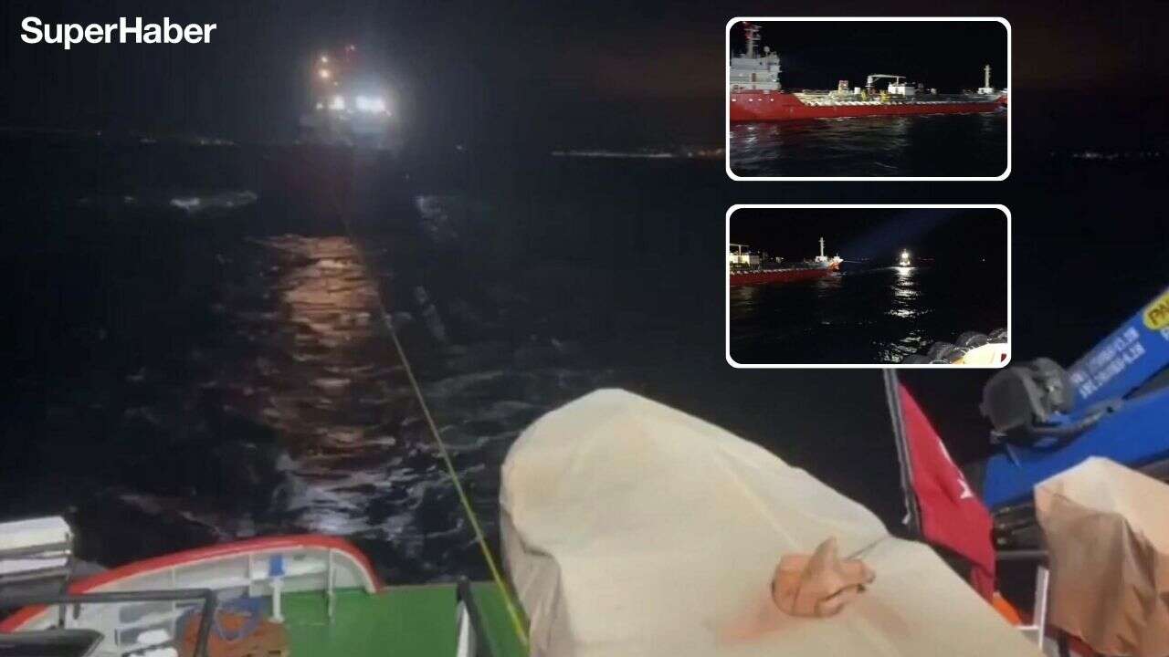 Çanakkale Boğazı'nda arızalanan kimyasal tanker güvenli bölgeye çekildi