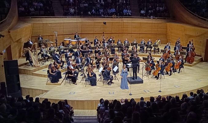Cumhurbaşkanlığı Senfoni Orkestrası Leyla Gencer için konser düzenledi