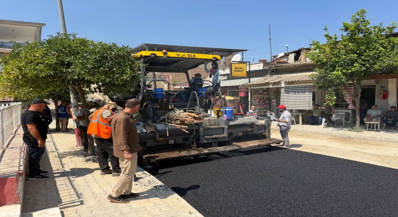Yenipazar'da Yörükali Efe Caddesi'nde 2. etap asfalt çalışmaları başladı