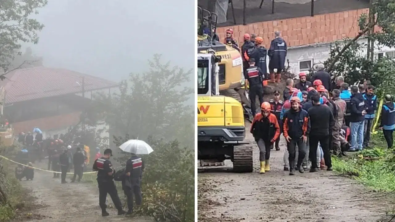Trabzon Valiliği Ortahisar'daki ölüm olayının heyelan değil iş kazası olduğunu bildirdi
