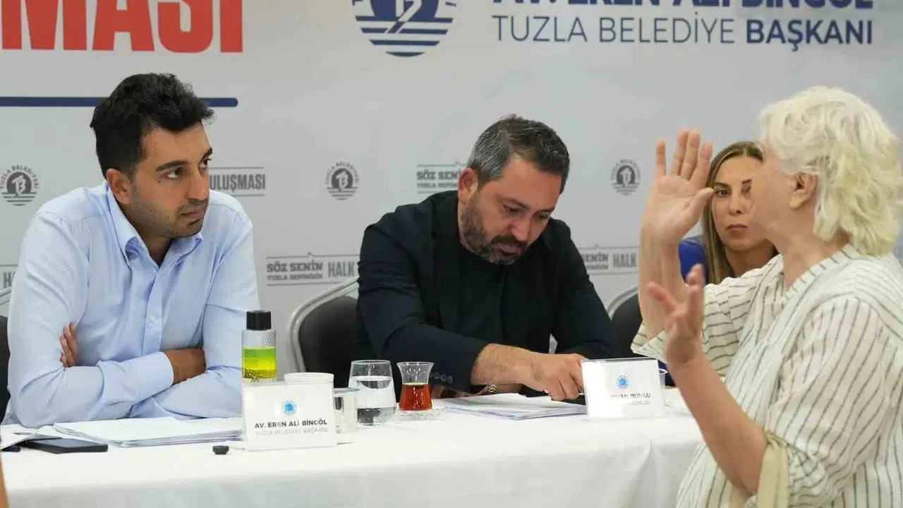 Tuzla Belediye Başkanı Eren Ali Bingöl vatandaşlarla buluştu