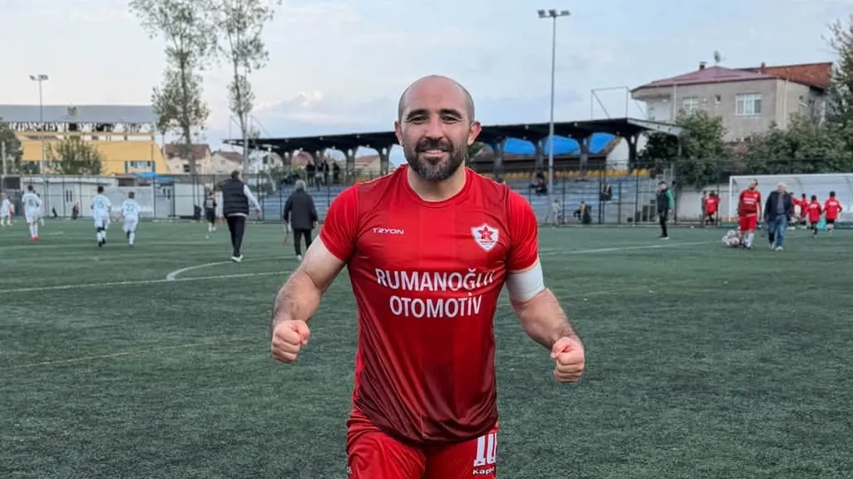 Amatör futbolcunun 11 taklalı gol sevinci sosyal medyada gündem oldu