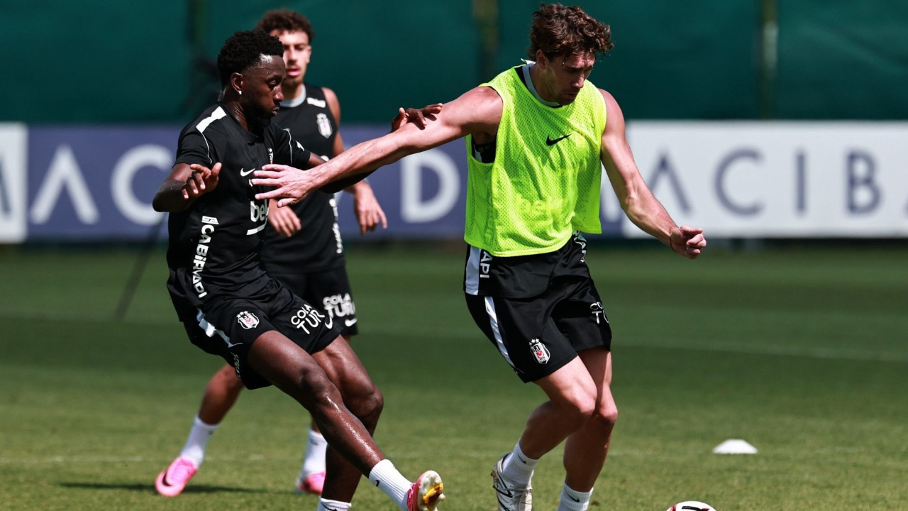 Beşiktaş, Marsilya maçı hazırlıklarını antrenmanla sürdürdü