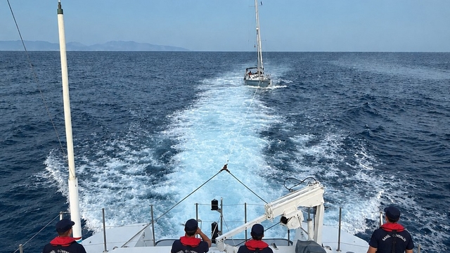 Demre açıklarında motoru bozulan teknedeki iki kişi kurtarıldı