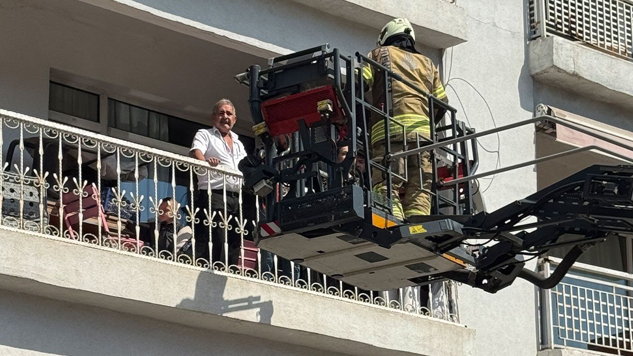 Avcılar'da elektrik panosu yangınında 5 kişi tahliye edildi