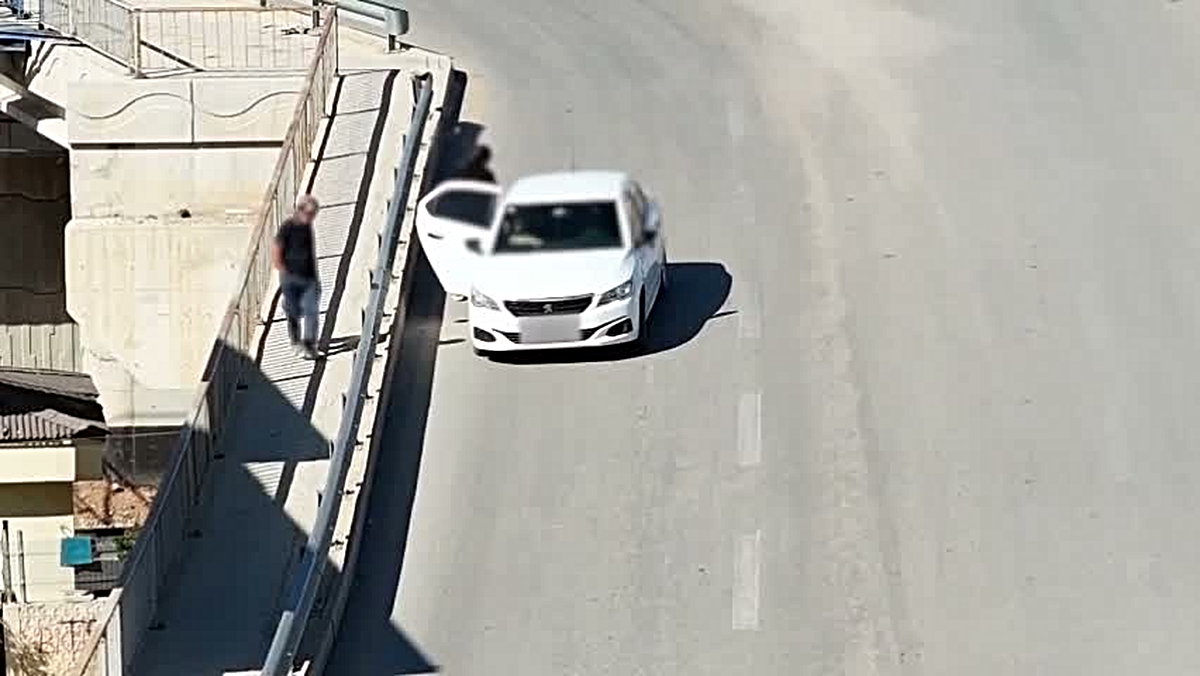 Kırıkkale'de ehliyetsiz sürücü koltuk değiştirince drone tespit etti