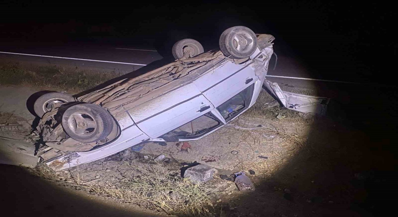 Bilecik'te otomobilin takla atması sonucu bir kişi yaralandı