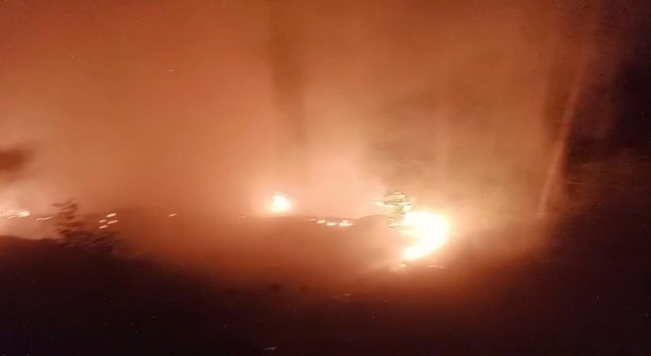 Alanya'da orman yangını ekiplerin müdahalesiyle söndürüldü