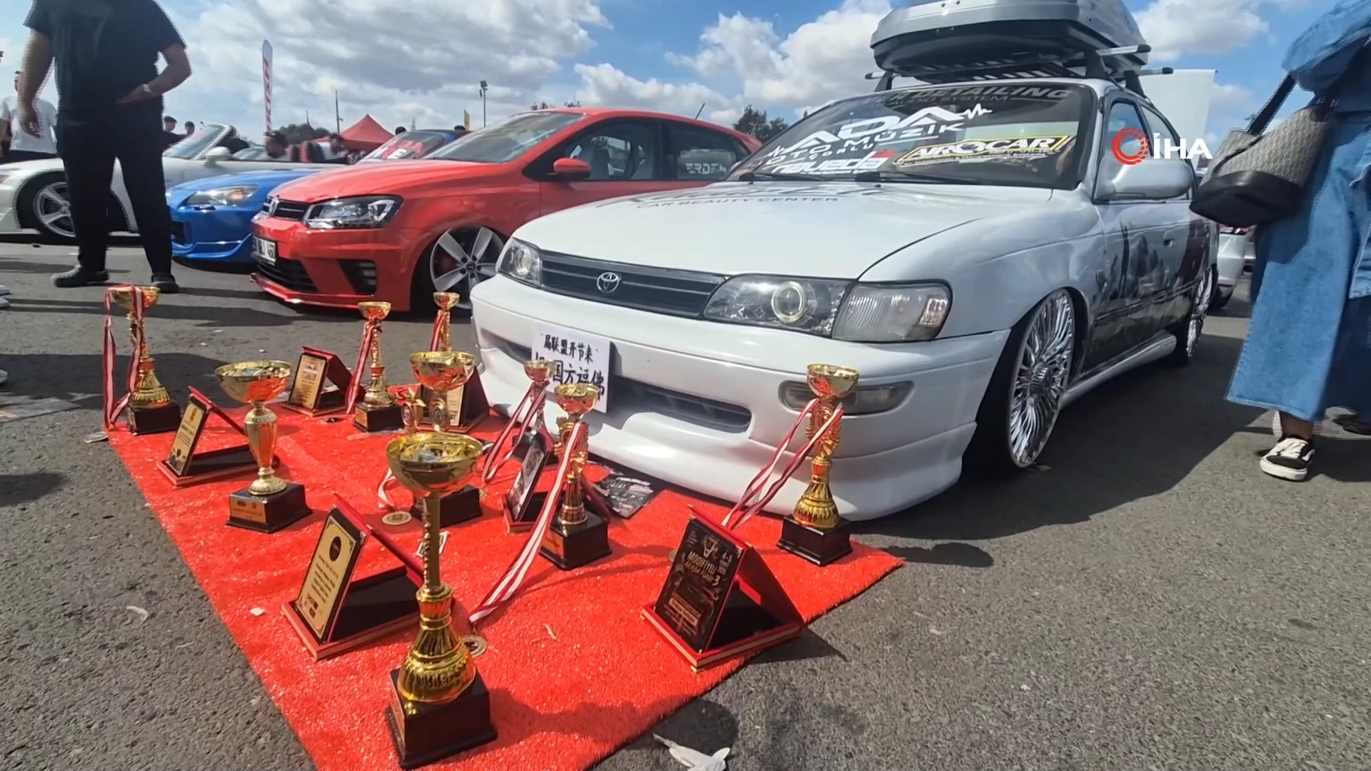 Tekirdağ'da 120 özel aracın katıldığı tuning ve drift festivali yapıldı