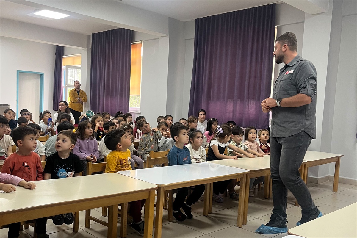 Kızılay Havza'da öğrencilere afet farkındalığı eğitimi verdi