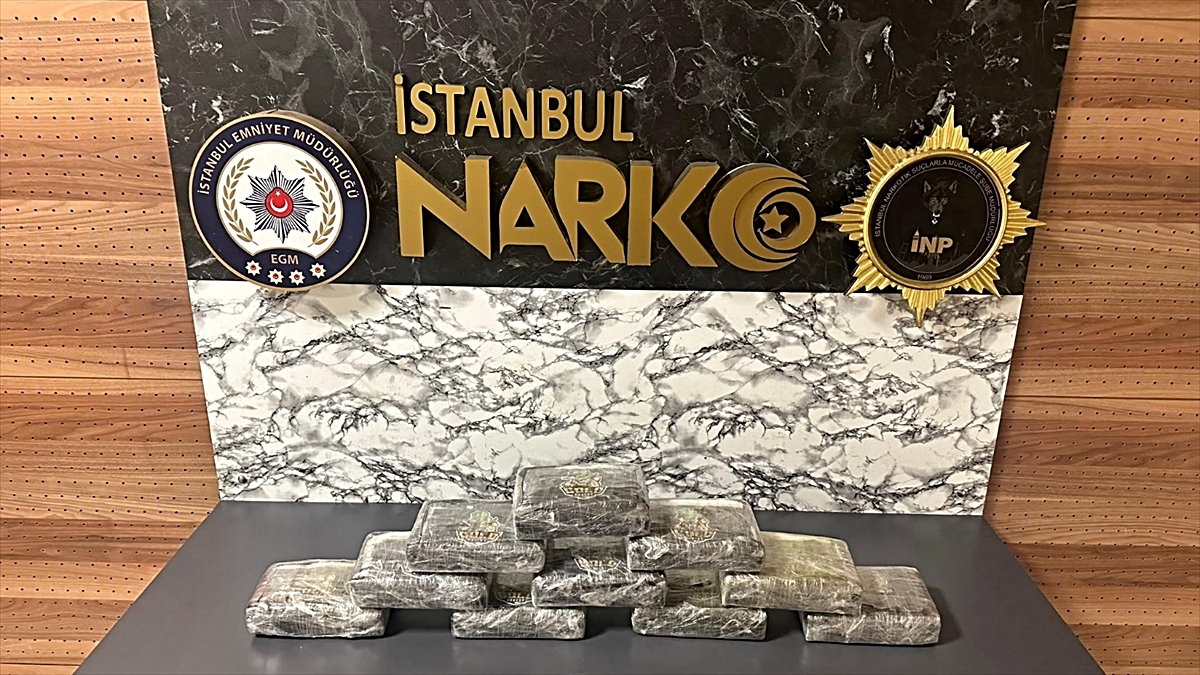 Çatalca'da düzenlenen operasyonda 11 kilo 500 gram kokain ele geçirildi