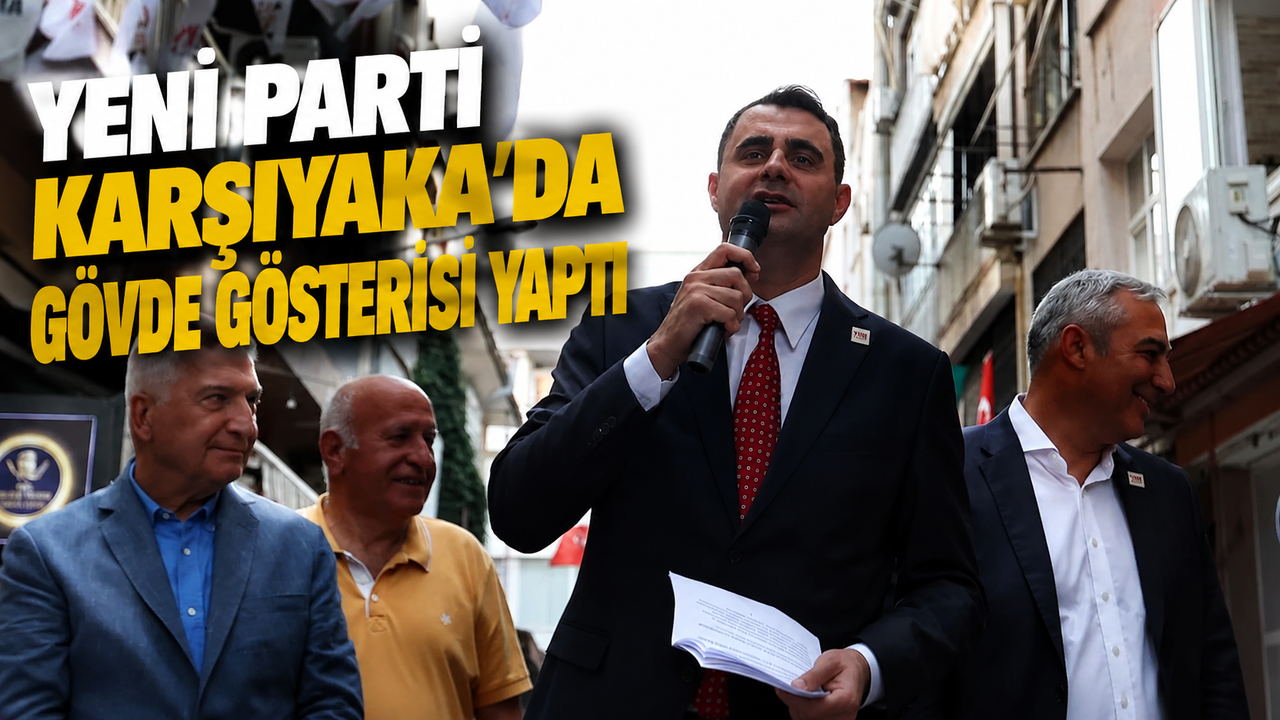 YENİ Parti Karşıyaka İlçe Başkanlığı düzenlenen törenle açıldı