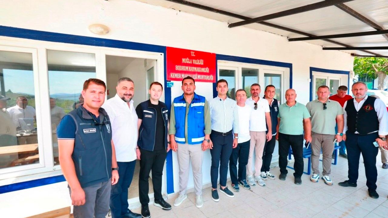 Bodrum Belediye Başkanı Mandalinci Karaova'da saha çalışmaları gerçekleştirdi