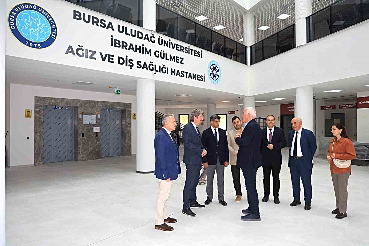 Bursa Uludağ Üniversitesi İbrahim Gülmez Ağız ve Diş Sağlığı Hastanesi inşaatı sürüyor